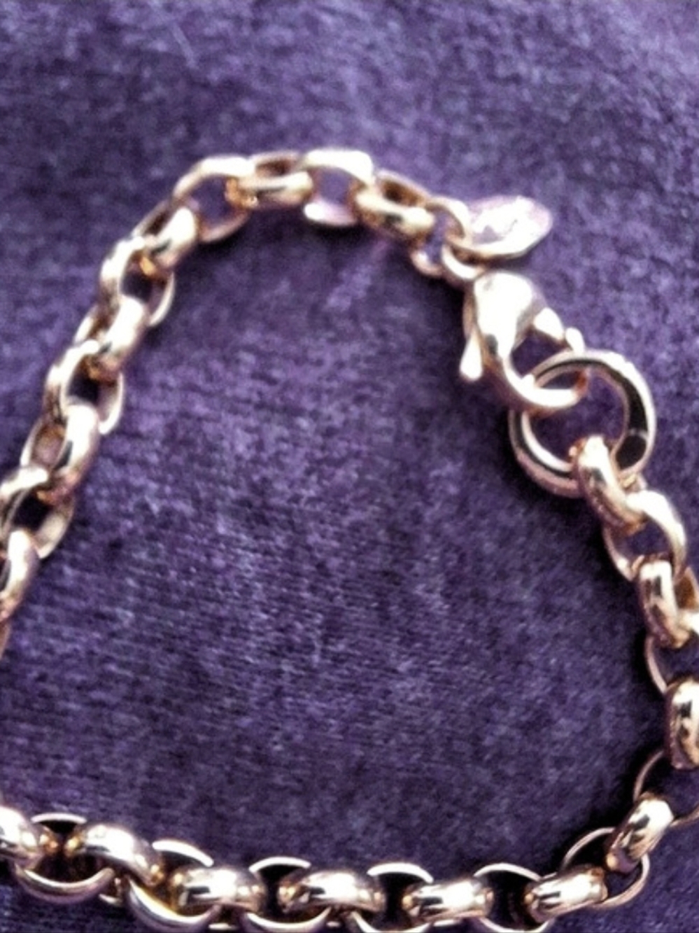 Origami Owl Rose Gold Rolo Chain Bracelet